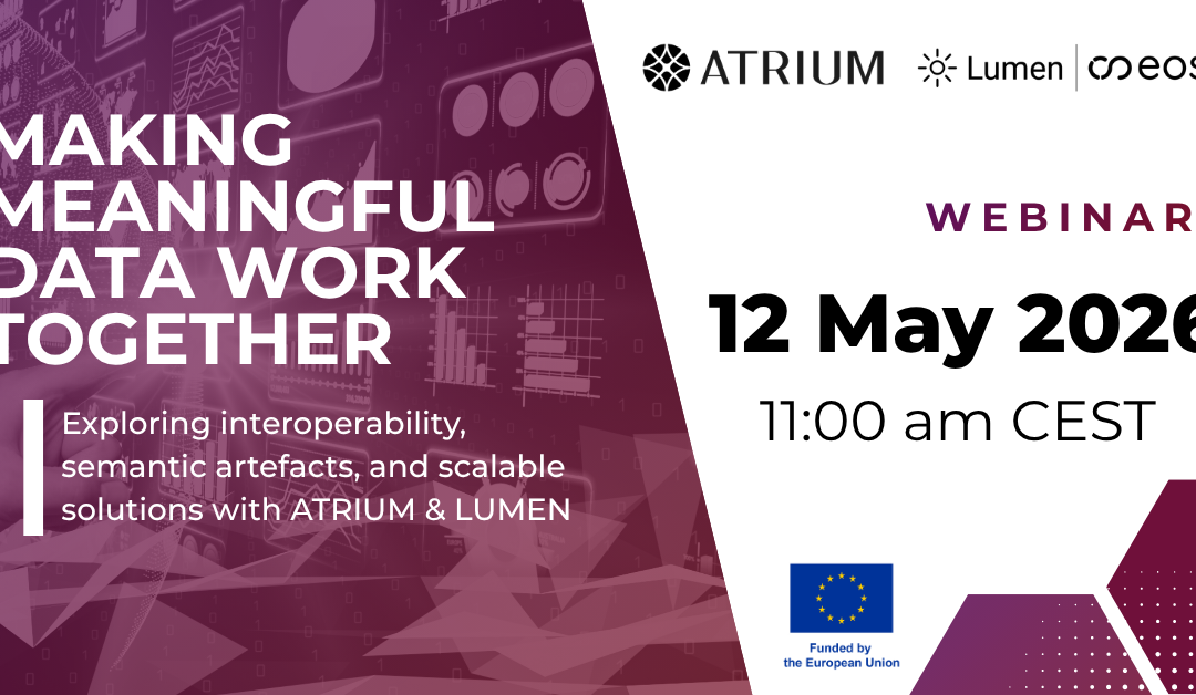 Webinar Making meaningful data work together