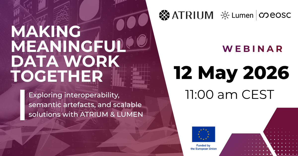 Making meaningful Data work together 12 May 2026, 11am CEST
